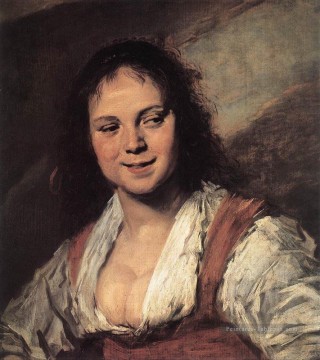  siècle - Portrait de Gypsy Girl Siècle d’or néerlandais Frans Hals